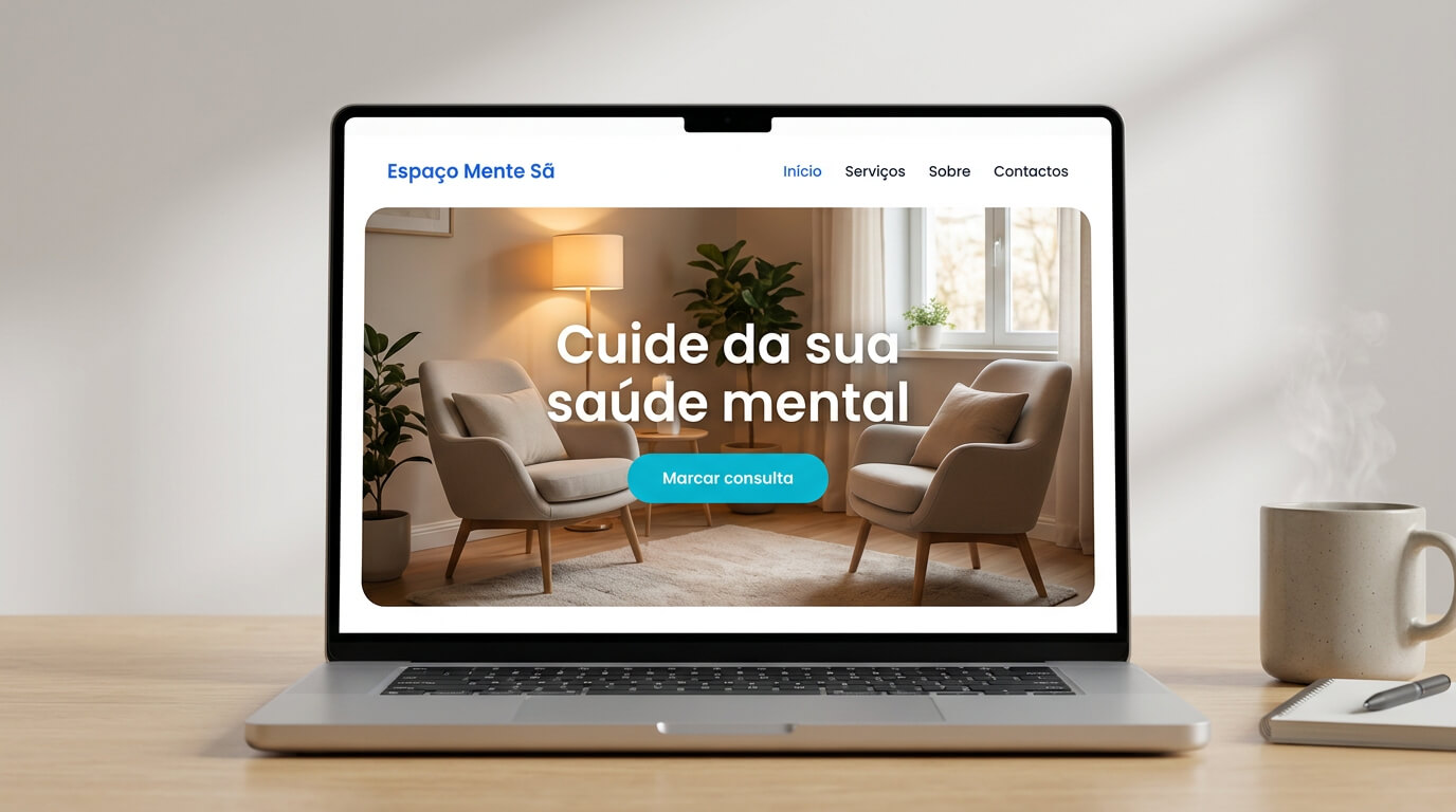 Exemplo de site para Psicologia